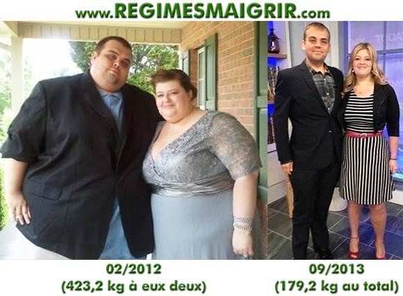 Le couple Shelton avait russi  perdre 244 kilos en tout sur 19 mois